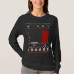 Fa La Mathematics Graph jul - Ugly Sweater T Shirt<br><div class="desc">Fa La Mathematics Graph jul - Ugly Sweater</div>