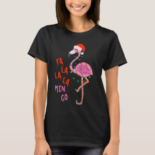 Fa La Mingo Flamingo jul Tropical Julafton Tr T Shirt