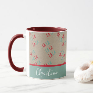FA LA Modern Minimal Kraft Mugg