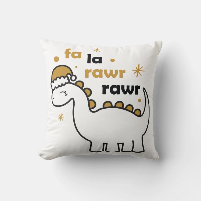 Fa La Rawr Rawr Dinosaur Kudde (Framsida)