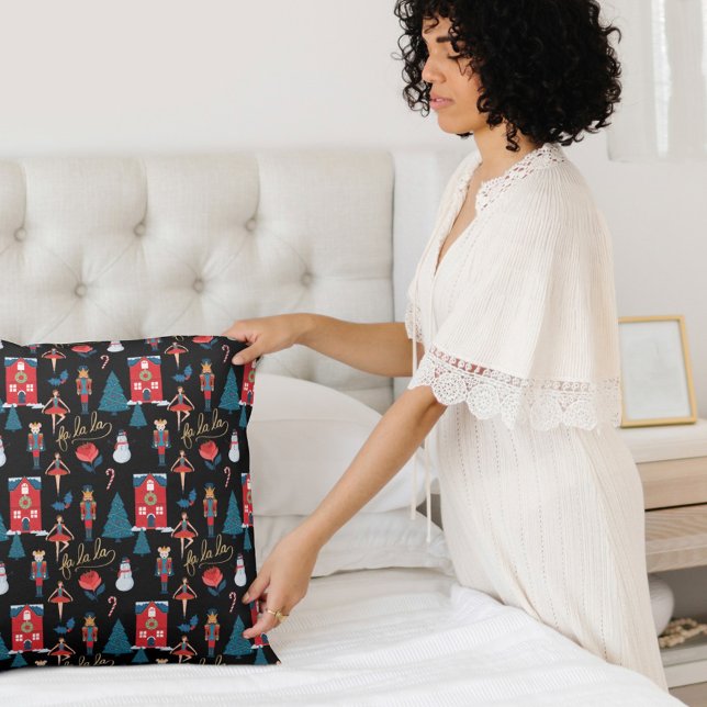 Fa La Rosa Nutcracker-julbalettscen Kudde (Skapare uppladdad)