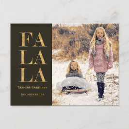 Fa la Rustic Helgdag Photo Postcard Helg Vykort