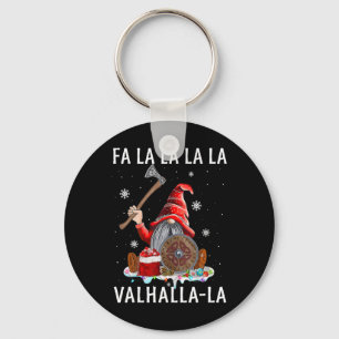 Fa La Valhalla Julafton Gnome Beard Viking Weapon Nyckelring
