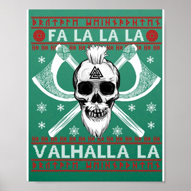 Fa-La Valhalla Viking Val Poster (Framsidan)