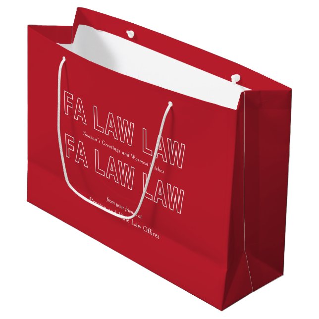 Fa Law Law Funny Lawyer Joke Christmas (Framsidan Vinklad)