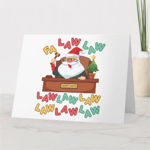 Fa Law Lawyer jul Santa Santa Domare Kort