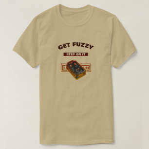 Få luddig - kliva på det bruntsunbursten t shirt