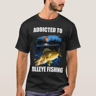 Få Lycka Öppna brett Fiske T Shirt