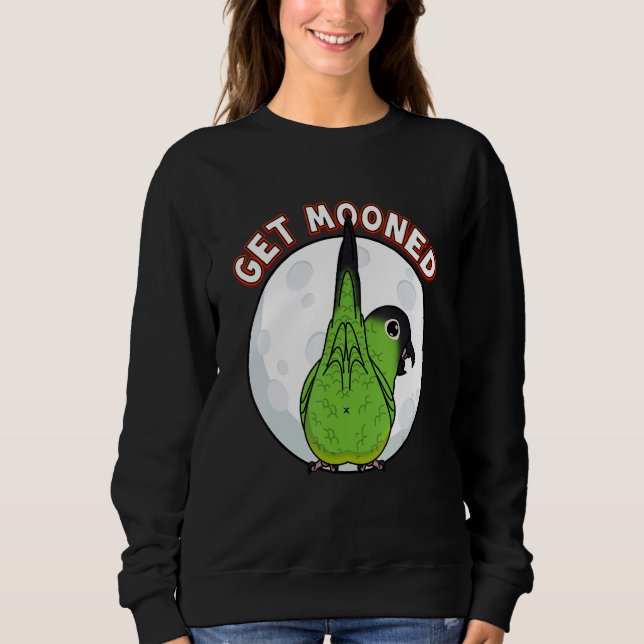 Få månad I Papegoja Underfluffies I Nanday Conure T Shirt (Framsida)