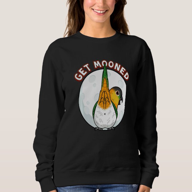 Få månad I Papegoja Underfluffies I Svarthuvad T Shirt (Framsida)
