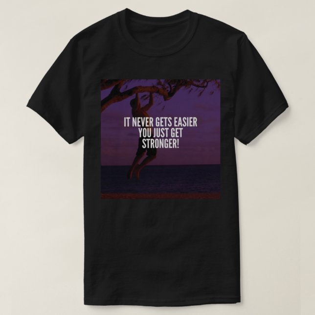 Få mer kraft - arbetsskapande motivation t-shirt (Design framsida)