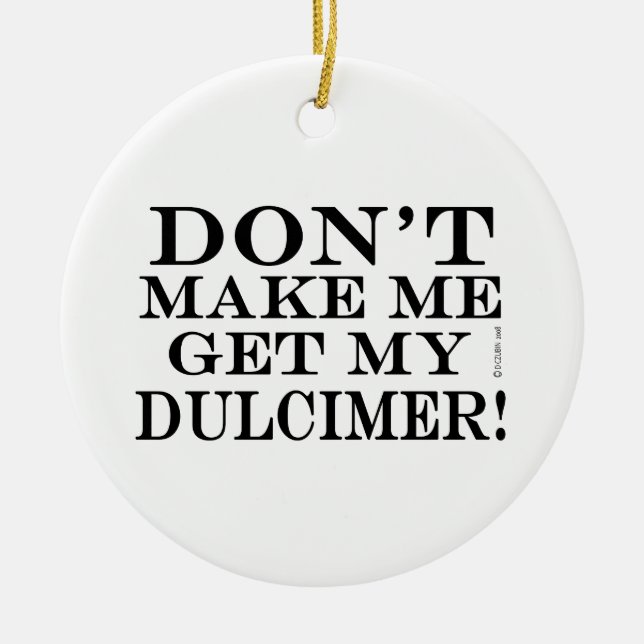 Få mig inte att få min doftare julgransprydnad keramik (Framsidan)