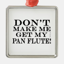 Få mig inte att få min platt julgransprydnad metall