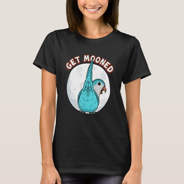 Få mored i Parrot underfluferar i Blue Munk Para T Shirt (Framsida)