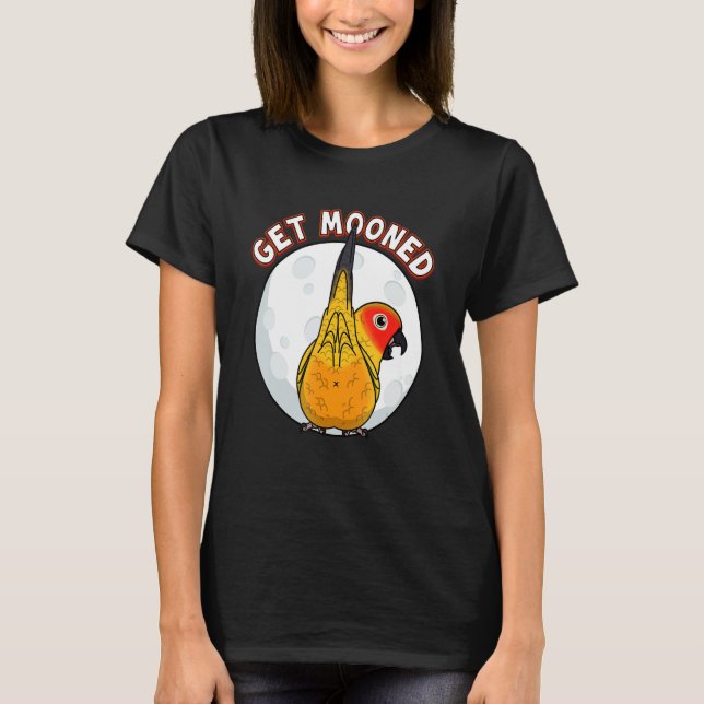Få mored i Parrot underfluferar i Sol Conure T Shirt (Framsida)