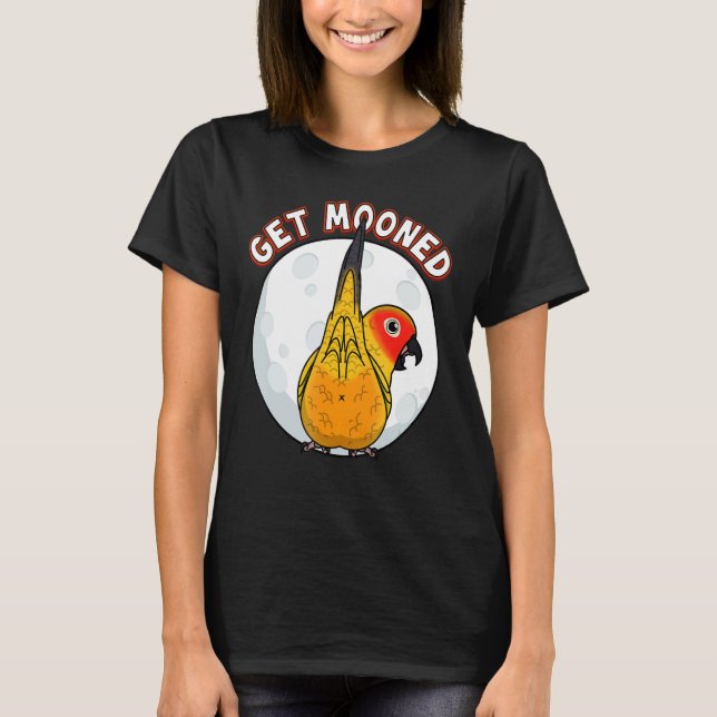 Få mored i Parrot underfluferar i Sol Conure T Shirt (Framsida)