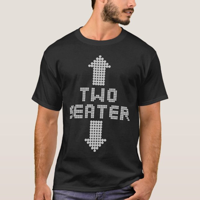 Få motorns återhämtning med två säten t shirt (Framsida)