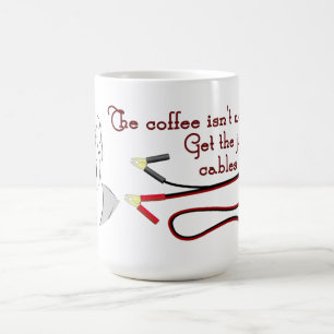 Få muggen för jumperkablar kaffemugg