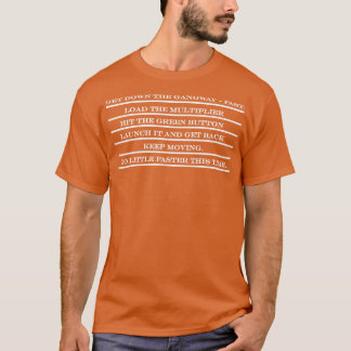 Få ner mittgången snabbt ladda upp muliteraren slå t shirt