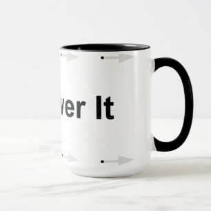 Få över det den 18 uns kaffemuggen mugg