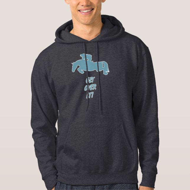 Få över det hästen hoodie (Framsida)