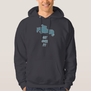 Få över det hästen hoodie