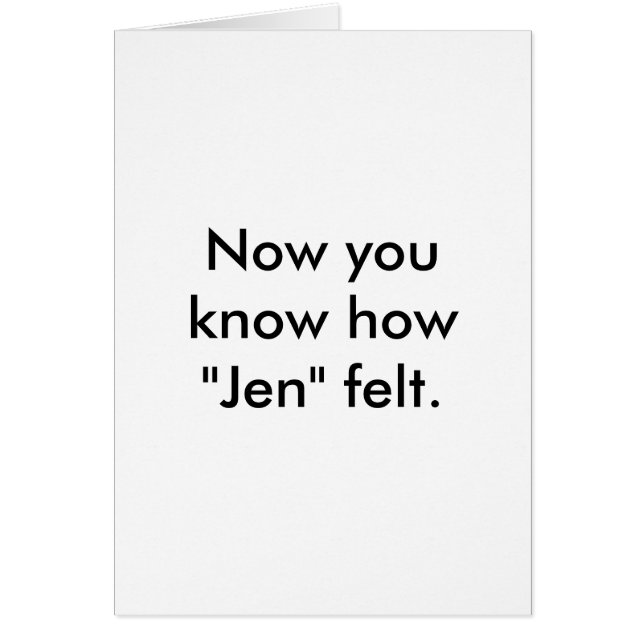 Få över honom kort #006 (Framsidan)