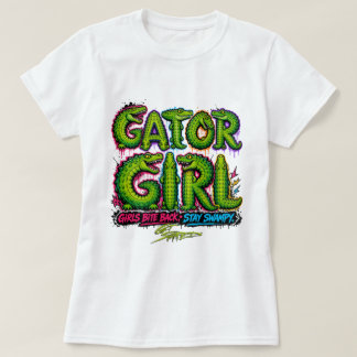 Få Översvämmad Alligator Flicka T Shirt