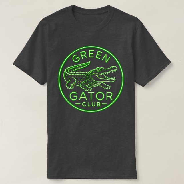 Få Översvämmad Grön Gator Club T Shirt (Design framsida)