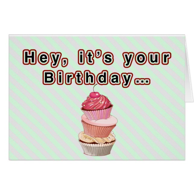 Få på din Dink! Hälsningskort (Framsidan Horizontal)