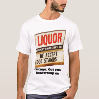 Få på din foodstamp t-shirt