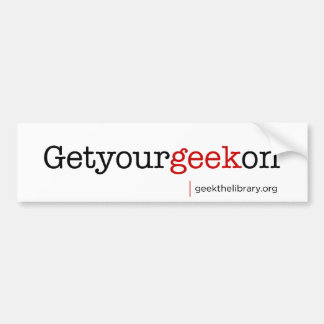 Få på din geek bildekal