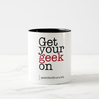 Få på din geek Två-Tonad mugg