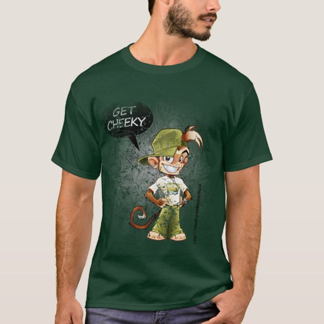 Få på din kind tee shirt (Framsida)