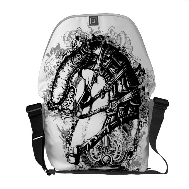 få på yer-insectoidfreaken! messenger bag (Öppen Baksida)