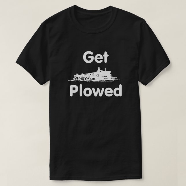 Få plogad! Ploga T Shirt (Design framsida)