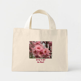 Få posten! Kontor Totes tyg återanvändbar Blossom Mini Tygkasse