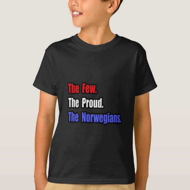Få proud norrmän t-shirt (Framsida)
