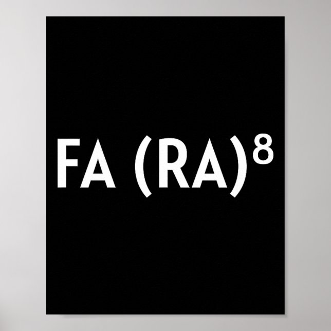 Fa (ra) 8 Rollig julhistoria asiatisk sång La M Poster (Framsidan)