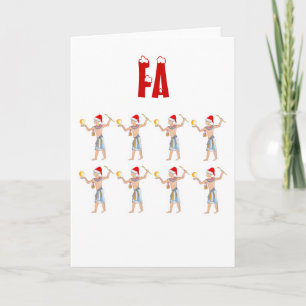 Fa Ra Ra Ra Ra-julkort Helgkort