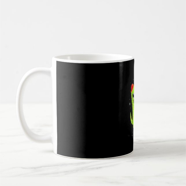 Fa Ra Ra Raaawr T Rex Dinosaur Firefighter Christm Kaffemugg (Vänster)