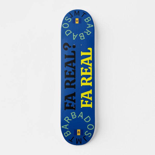 FA REAL? 7 3/4-tums Skateboard-däck Mini Skateboard Bräda 18,5 Cm (Framsida)
