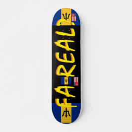FA REAL JMT BARB 7 3/4-tums Skateboard Deck