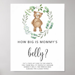 Få reda på hur stort mamma-bords spel poster