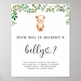 Få reda på hur stort mamma-bords spel poster