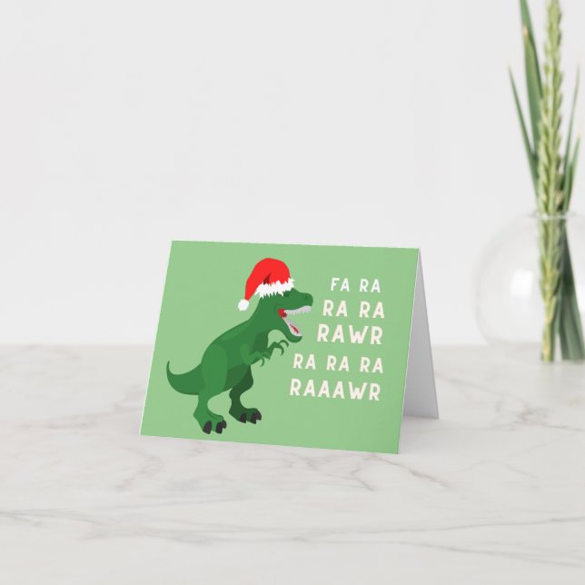 Fa rolig rolig rolig Rolig jul  Kort (Framsida)