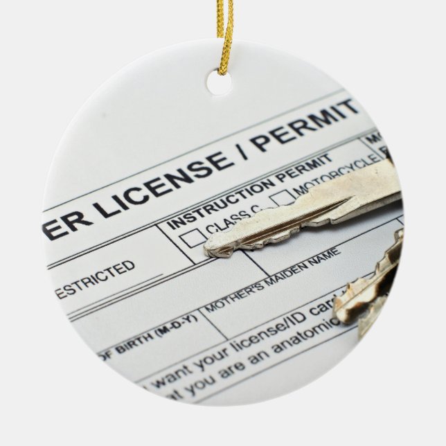 Få rotar julgransprydnad keramik (Framsidan)