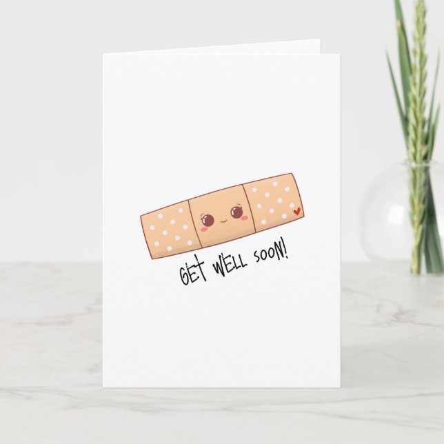 Få snart ett "Band-aid-kort" Kort (Framsida)