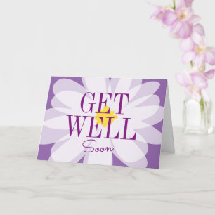 Få snart ett hälsningskort med blomdesign kort
