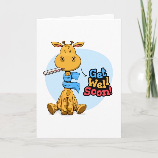 Få snart ett meddelande med giraffe (Framsida)